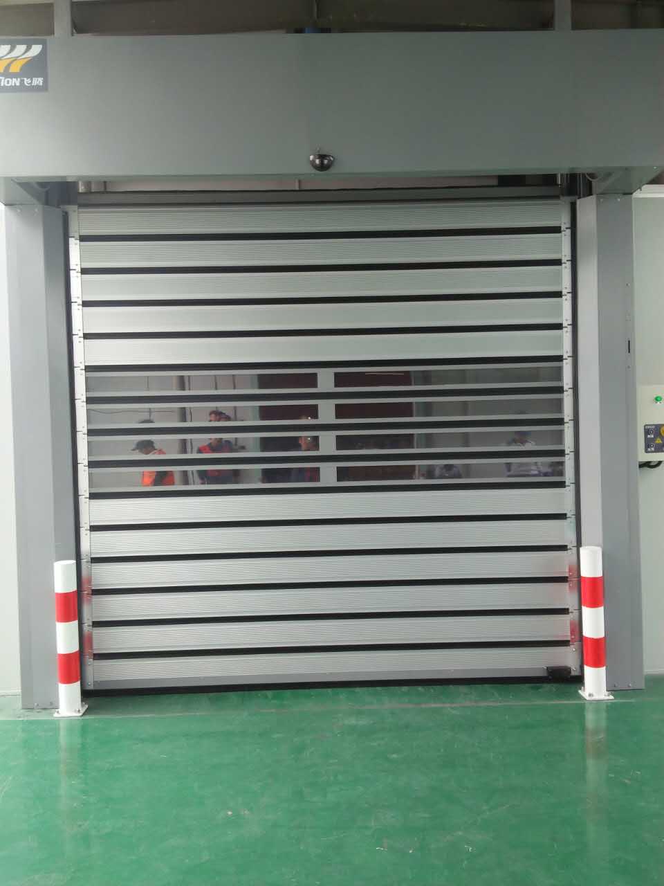 物流通道硬質不銹鋼卷簾門
